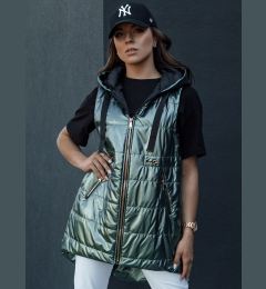 Снимка на Kamizelka damska pikowana PIXIECODE ciemnozielona Dstreet