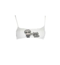 Снимка на KARL LAGERFELD BEACHWEAR SWIMSUIT TOP WOMEN WHITE