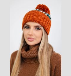 Снимка на Kesi Cap with a pompom Ellen K325 foxy