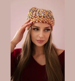 Снимка на Kesi Cap with a pompom Maria K335 mustard