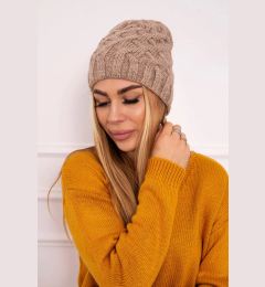 Снимка на Kesi Cap with fleece Agnieszka K239 light beige