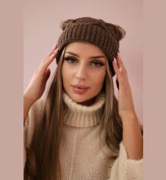 Снимка на Kesi Cap with fleece Alice K248 raspberry+ecru