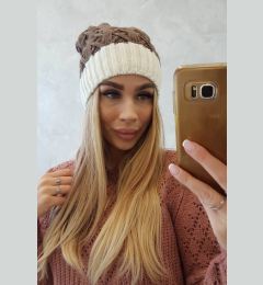 Снимка на Kesi Cap with fleece Bibiana K264 ecru + mocca
