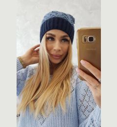 Снимка на Kesi Cap with fleece Bibiana K264 navy blue + jeans