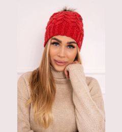 Снимка на Kesi Cap with fleece Daria K217 raspberry