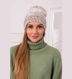 Снимка на Kesi Cap with fleece Dolores K303 brown+light beige+dark beige