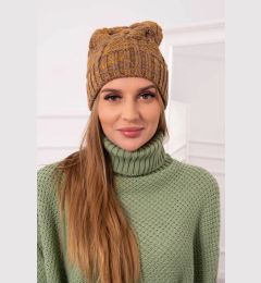 Снимка на Kesi Cap with fleece Dolores K303 mustard+brown