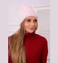 Снимка на Kesi Cap with fleece Edyta K298 powdered pink
