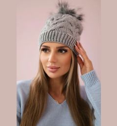 Снимка на Kesi Cap with fleece Ela K242 light gray