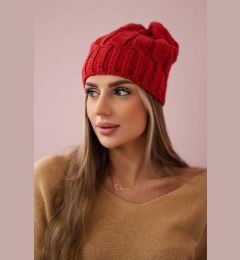 Снимка на Kesi Cap with fleece Iwona K221 burgundy