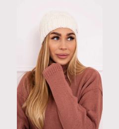 Снимка на Kesi Cap with fleece Karolina K243 ecru