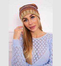 Снимка на Kesi Cap with fleece Krystyna K207 brown + beige