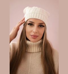 Снимка на Kesi Cap with fleece Marta K231 ecru