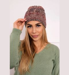Снимка на Kesi Cap with fleece Melisa K241 burgundy+beige