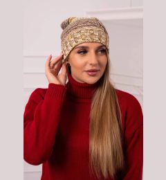 Снимка на Kesi Cap with fleece Monika K256 brown+yellow