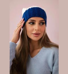 Снимка на Kesi Cap with fleece Paris K212 ecru+mauve-blue