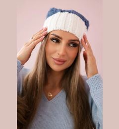 Снимка на Kesi Cap with fleece Paris K212 jeans+biela