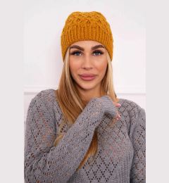 Снимка на Kesi Cap with fleece Roma K224 mustard