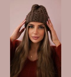 Снимка на Kesi Cap with turn up Marzena K206 brown