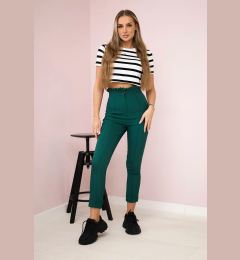 Снимка на Kesi Creased trousers dark green
