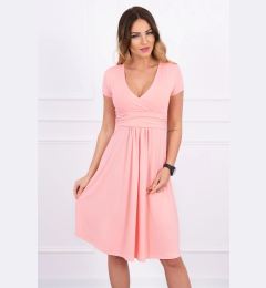 Снимка на Kesi Dress cut under the bust, long sleeve, short sleeve salmon