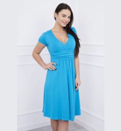 Снимка на Kesi Dress cut under the bust, long sleeve, short sleeve turquoise