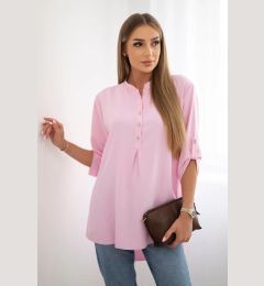 Снимка на Kesi Włoski Blouse with a longer back candy pink