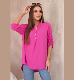 Снимка на Kesi Włoski Blouse with a longer back fuchsia