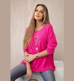 Снимка на Kesi Włoski Blouse with necklace fuchsia