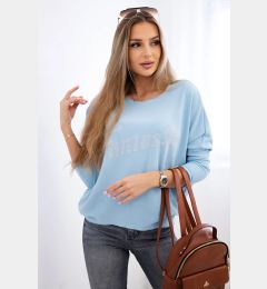 Снимка на Kesi Włoski Blouse with the inscription Fantastic blue