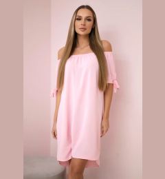 Снимка на Kesi Włoski Dress tied on the sleeves light powder pink