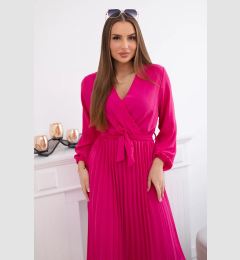 Снимка на Kesi Włoski Dress tied with a pleated hem fuchsia