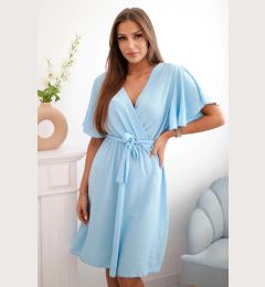 Снимка на Kesi Włoski Dress with a plunging neckline blue
