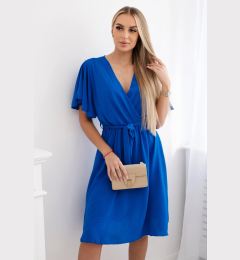 Снимка на Kesi Włoski Dress with a plunging neckline cornflower blue