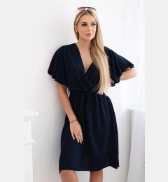Снимка на Kesi Włoski Dress with a plunging neckline navy blue