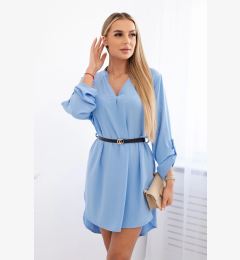 Снимка на Kesi Włoski Dress with longer back and belt blue