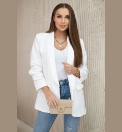 Снимка на Kesi Włoski Elegant jacket with lapels ecru