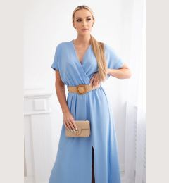 Снимка на Kesi Włoski Long dress with a decorative belt blue