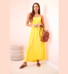 Снимка на Kesi Włoski Long dress with straps yellow