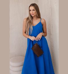 Снимка на Kesi Włoski Muslin dress with straps cornflower blue