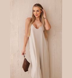 Снимка на Kesi Włoski Muslin dress with straps dark beige