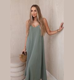 Снимка на Kesi Włoski Muslin dress with straps khaki