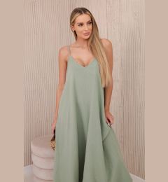 Снимка на Kesi Włoski Muslin dress with straps light khaki