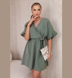 Снимка на Kesi Włoski Muslin dress with waist light khaki