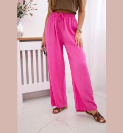 Снимка на Kesi Włoski Muslin pants with a wide leg pink