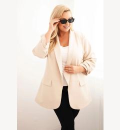Снимка на Kesi Włoski Plus Size elegant women's jacket beige