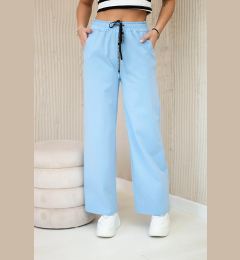 Снимка на Kesi Włoski Punto pants with wide legs blue
