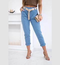 Снимка на Kesi Włoski Punto trousers with belt denim