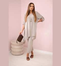 Снимка на Kesi Włoski Set of blouse + pants with pendant fango