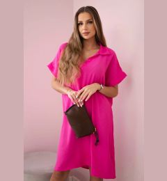 Снимка на Kesi Włoski V-neck dress with collar pink